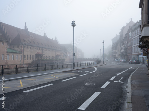Straßburg in Frankreich im Herbst 