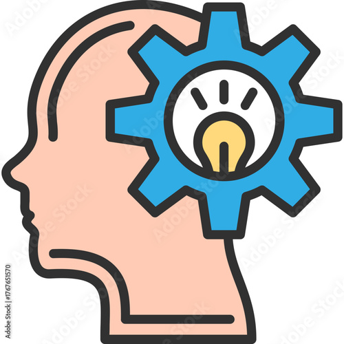 Wallpaper Mural Thinking Icon Torontodigital.ca