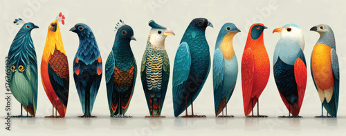  Ornithology-Inspired Artwork Collection.