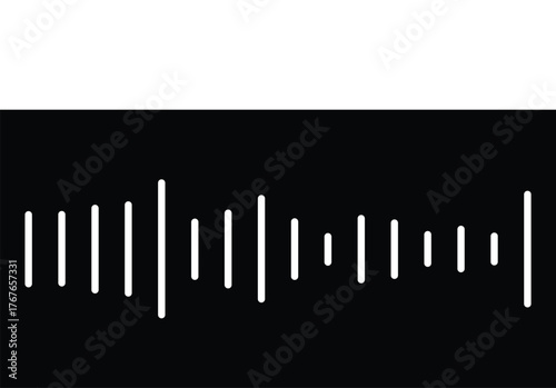 sound wave icon silhouette