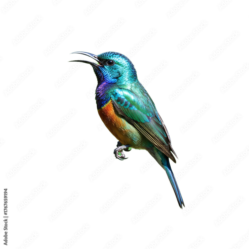Fototapeta premium sunbird isolated on transparent background