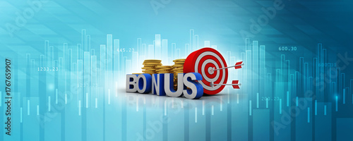3d illustration bonus target