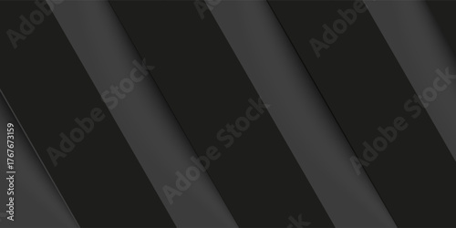 Black and grey metal stainless steel background with diagonal stripes, Modern trendy design in vector illustration