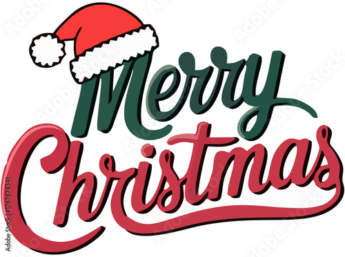 Merryy Christmass Typographyy...