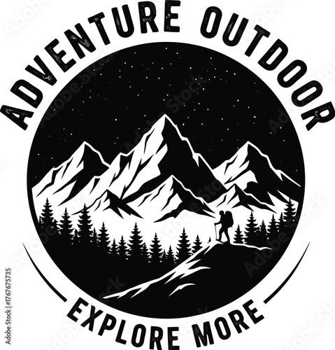 Adventure outdoor explore mountains hiking nature travel tourism trekking peak
