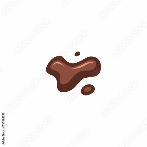 chocolate splash cartoon, choco flow, hot choco melting, liquid choco, choco droplets, abstract cocoa design, dynamic movement, fluid style, modern background element.