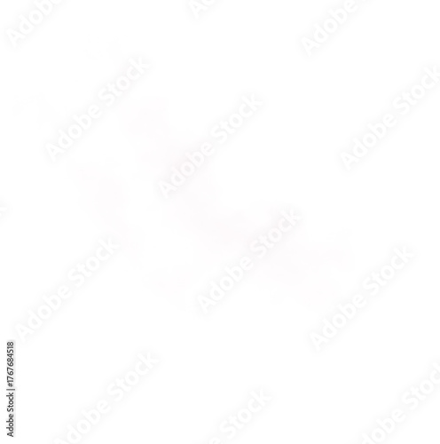 Realistic transparent soft pink smoke stream in gentle S shape, isolated pastel vapor texture with airy diffusion for overlay, poster design, and creative compositing