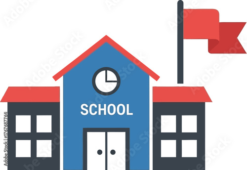 School building education learning knowledge teaching study classroom flag