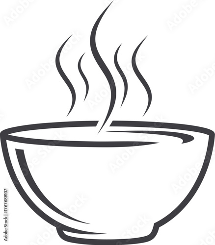 Bowl soup hot food meal steam broth dinner lunch cuisine asian ramen eat