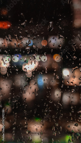 rain drops on the window
