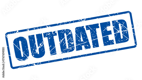 Outdated stamp with grunge texture