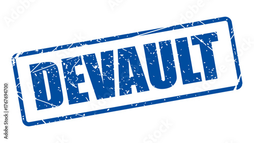 Devault stamp with grunge texture