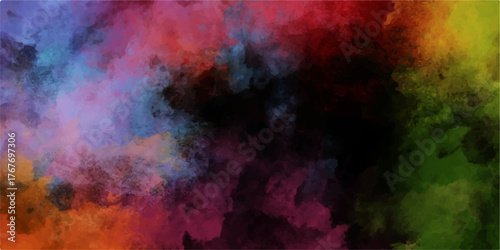 Abstract watercolor background with fire and smoke texture in dark red and blue color paint design. subtle, sky, space, explosion, orange, cloud, backgrounds