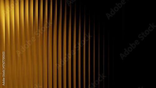 blurred gradient glowing color wave image of dark yellow on dark background for cover design
