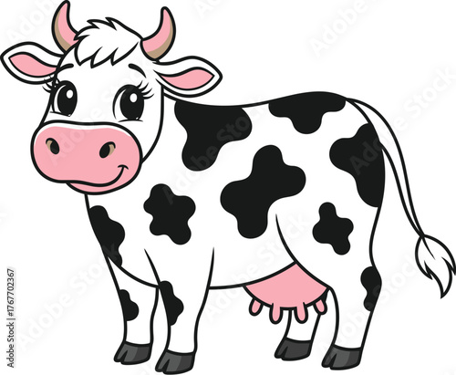 Cow animal farm mammal livestock agriculture dairy cattle rural nature cute
