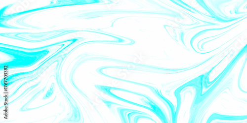 Abstract background of light blue liquid marble surface liner design. marble liquid ink texture. ink backdrop with wavy pattern. liquify swirl blue colour art.