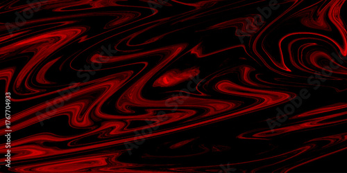 Abstract background of dark red liquid marble surface liner design. marble liquid ink texture. ink backdrop with wavy pattern. liquify swirl dark red and black colour art.