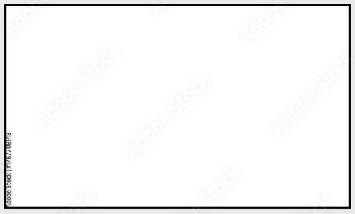 TV screen PNG. Modern stylish LED LCD panel. Large computer monitor display mockup.TV template. Vector illustration of a plasma TV monitor on a transparent background.