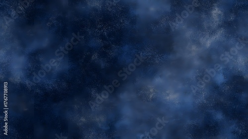 Abstract dark blue moody texture features subtle distressed brush strokes and light wisps
