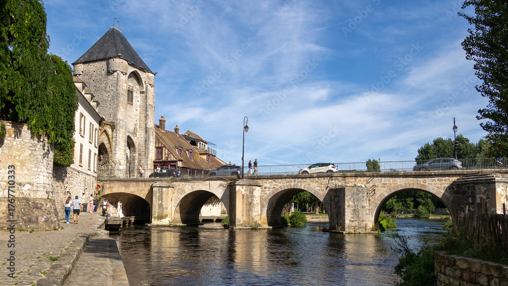 Fototapeta premium Moret-Loing-Orvanne