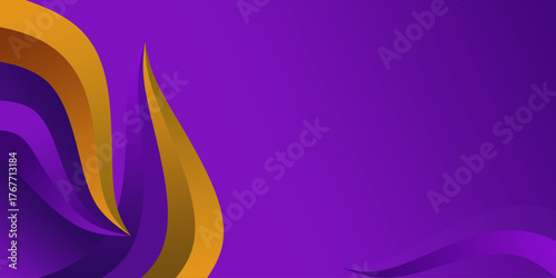Abstract background with free space. Elegant purple and orange pattern. Vector illustration.
