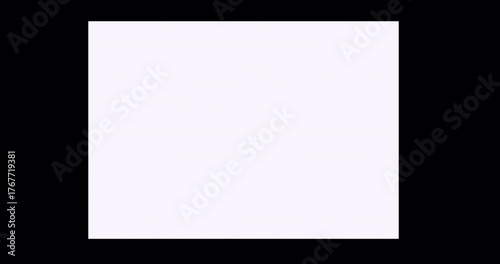 Crumpled white paper sheet wadding up and unfolding into flat plane on transparent background, transition and reveal concept, 3d animation stock footage