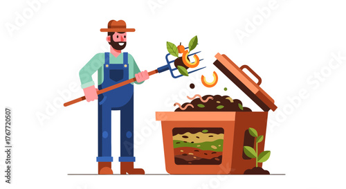 A Welldressed Gardener Composting Organic Materials for Sustainable Gardening Practices