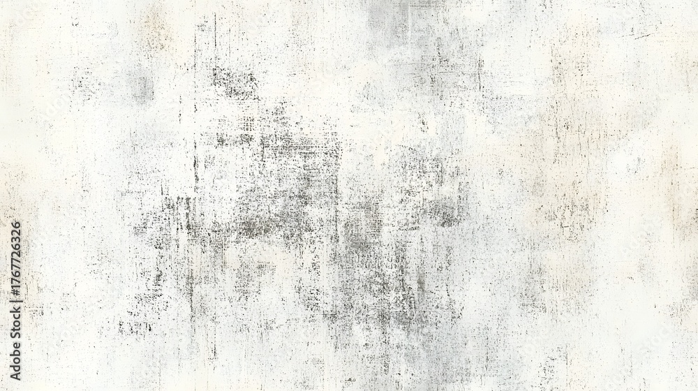 Fototapeta premium Distressed white and gray texture suggesting aged or weathered surface material