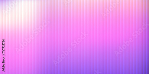 Ribbed fractal glass texture effect with bright dreamy gradient of purple pink and futuristic elegant mysterious look. Bold dynamic design blending bright colors and geometry. Vector illustration