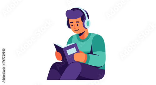 Audiobook Bliss: Listening While Reading, Immersing Oneself In Literary Worlds With Headphones