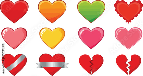 Heart and Love Icons Collection