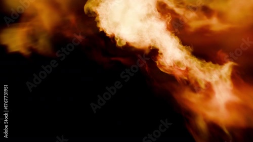 fire flame burst explosion smoke CG background