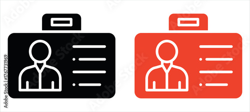 Minimalist Visitor Icon Vector Illustration. Flat Outline Fill Style in Black and White, Ideal for Guest Access, Tourist, Entry Log, and UI/UX Design.