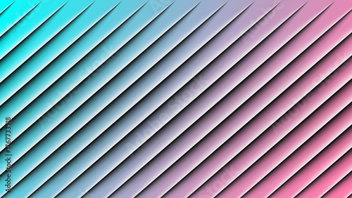 Abstract Diagonal Striped pattern Texture with Pink, Blue, and Cyan Gradient vector design.  