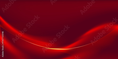 Abstract background design modern red and gold geometric elements vector eps10