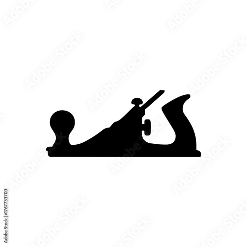 Jack plane silhouette vector flat illustration design.