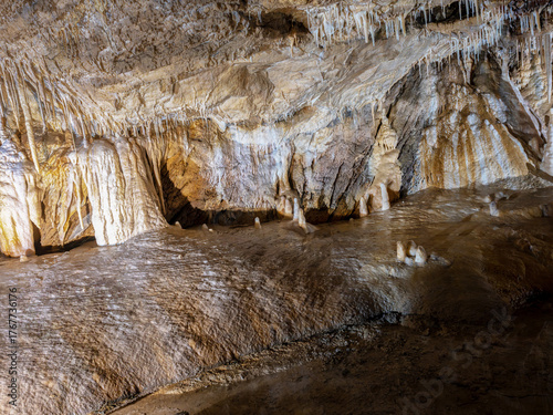  Jaskinia Niedźwiedzia – najdłuższa jaskinia całych Sudetów, położona w Masywie Śnieżnika, w dolinie Kleśnicy, w pobliżu wsi Kletno. © Janusz Lipiński
