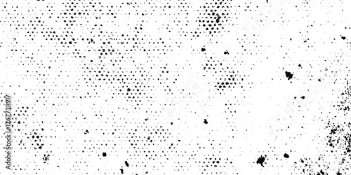 Abstract halftone dots grunge paper texture design. Distress overlay vector textures Distressed overlay texture. vector design	
