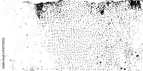 Abstract vintage stone, concrete, dirt, noise surface pattern. Grunge halftone background Vector, black and white error glitch art design grunge background Dot pop art comic sport style vector .	
