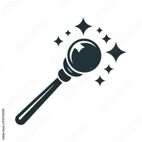 magic wand icon vector illustration