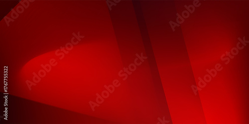 red gradient abstract backround. modern wall trendy design. futuristic technology concept