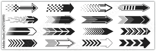 Racing stripes, checkered patterns and flag, motorsport tuning