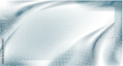 Blue Abstract Haftone Vector Background
