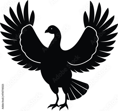 vector illustration of an eagle