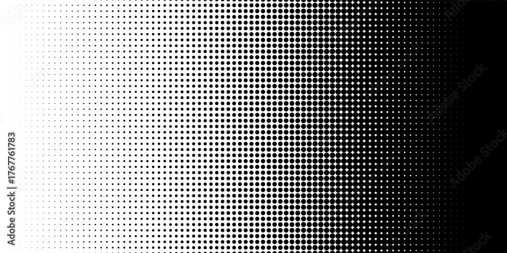 Fotografie Dotted halftone gradient texture