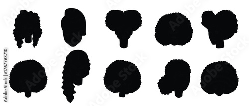  Black Woman vector illustration