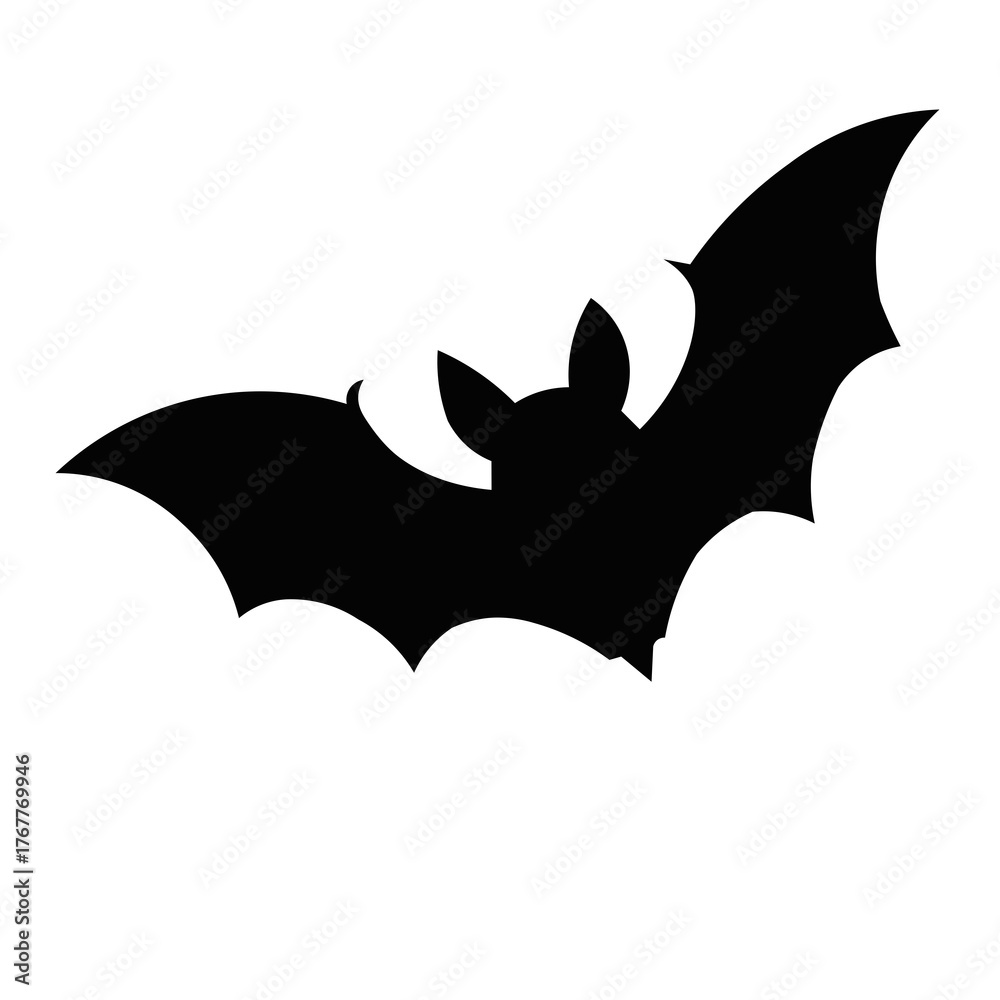 Obraz premium bat vector illustration isolated on white background 