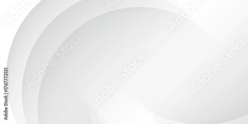 Gray line background curve element with white space for text and message design. modern creative trendy design