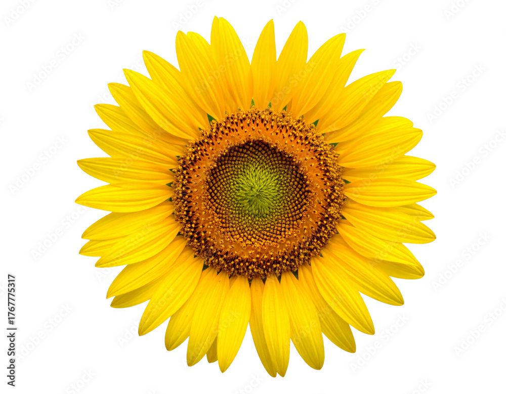 Fototapeta premium Sunflower flower with transparent background png