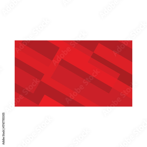 Bold red geometric abstract background with layered dynamic shapes. Strong and energetic design ideal for sports, gaming, advertising, and modern promotional materials.